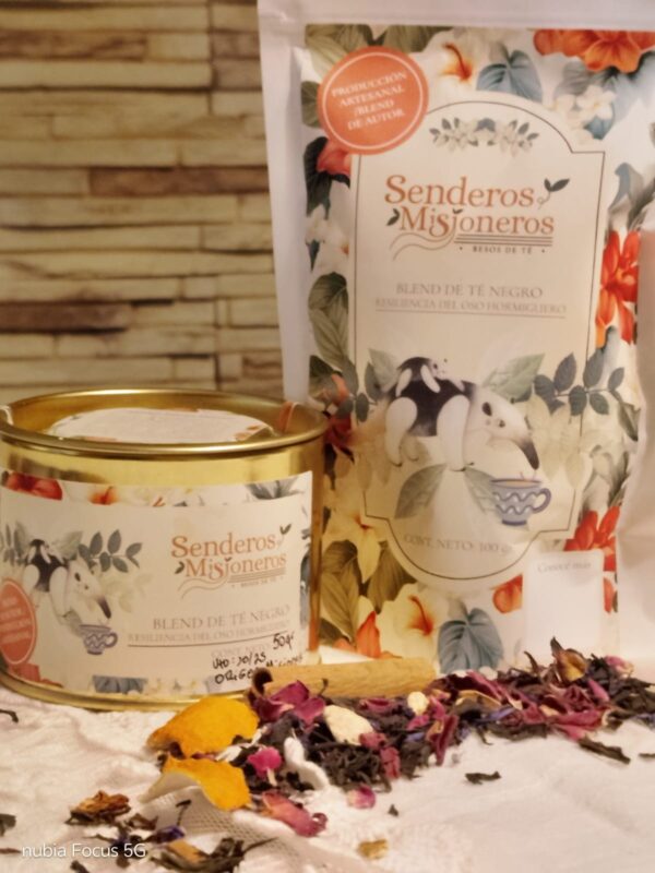 Packaging de blend de te