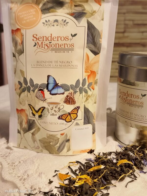 Packaging de té y un azucarero